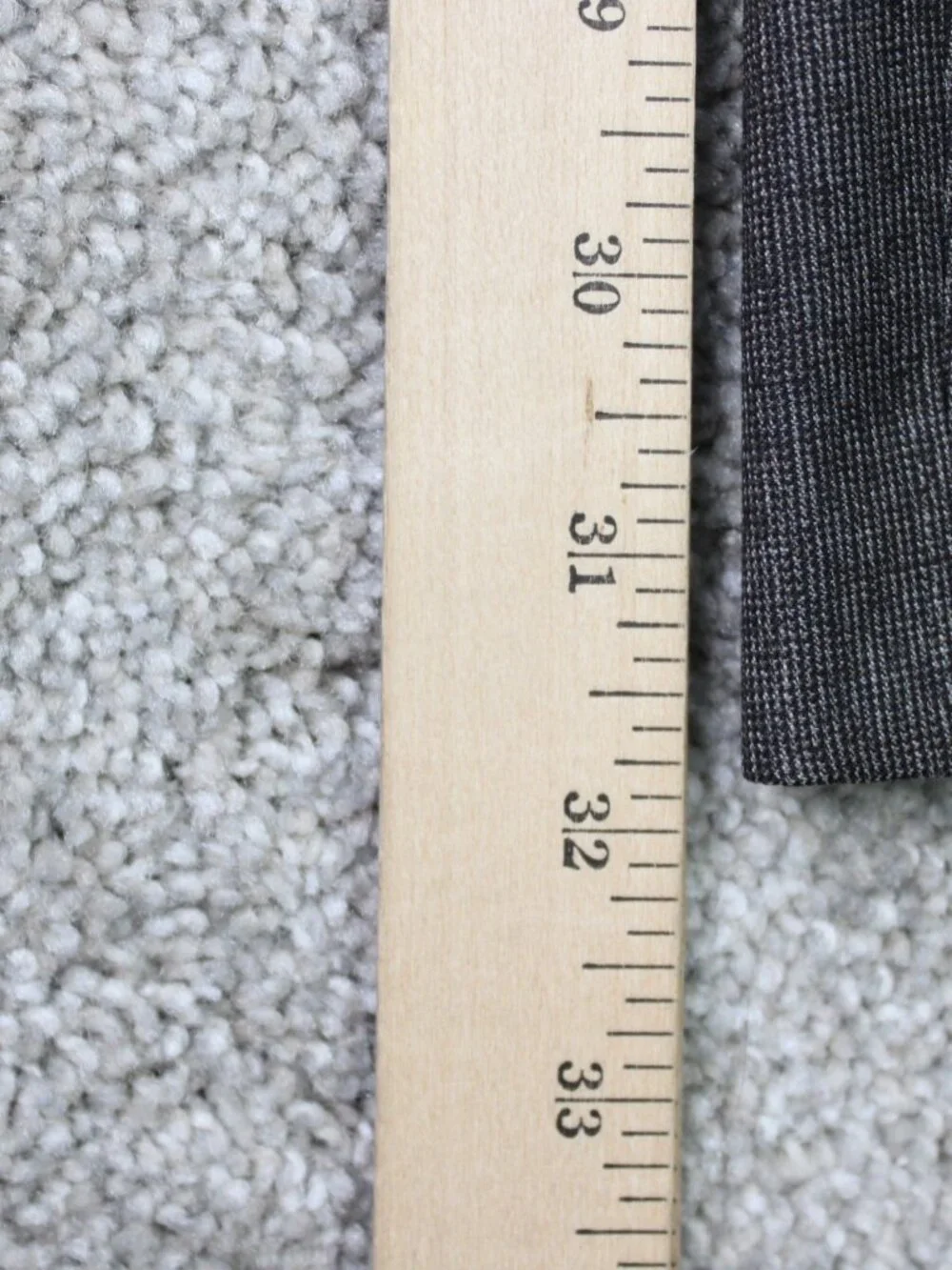Brooks Brothers Pants Men 32x32 Gray 100% Wool Modern Fit Acetate Lined Straight